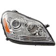 2008-2012 Mercedes Benz GL550 - Passenger Side Headlight, with Bulb, Halogen, Clear Lens