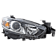 Passenger Side Halogen Headlight, With bulb(s), OE Replacement