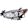 2014 Mazda 6 - Driver Side Halogen Headlight, With bulb(s), For Models Without HID Option, OE Replacement