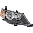 Passenger Side Headlight, with Bulb, Halogen, Clear Lens, CAPA Certified
