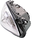 Passenger Side Headlight, with Bulb, Halogen, Clear Lens