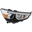 Passenger Side Halogen Headlight, With bulb(s), OE Replacement, CAPA Certified