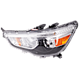 Driver Side Halogen Headlight, With bulb(s), OE Replacement
