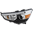 Driver Side Halogen Headlight, With bulb(s), OE Replacement, CAPA Certified