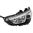 Driver Side Halogen Headlight, With bulb(s), OE Replacement, CAPA Certified