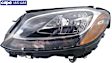 2015-2018 Mercedes Benz C300 - Driver Side Headlight, with Bulb, Halogen, For Models without HID Option and Premium Package, CAPA Certified