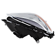 Passenger Side Halogen Headlight, With bulb(s), OE Replacement, CAPA Certified