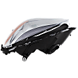 Driver Side Halogen Headlight, With bulb(s), OE Replacement, CAPA Certified