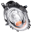 2015 Mini Cooper - Passenger Side Halogen Headlight, With bulb(s), OE Replacement