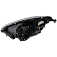 Passenger Side Headlight, with Bulb, Halogen, Clear Lens, Base Model