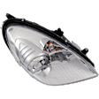 Passenger Side Headlight, with Bulb, Halogen, Clear Lens, Base Model