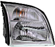 Passenger Side Headlight, with Bulb, Halogen, Clear Lens
