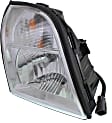 Passenger Side Headlight, with Bulb, Halogen, Clear Lens