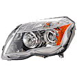 2011 Mercedes Benz GLK350 - Driver Side Halogen Headlight, With bulb(s), 4-Door, Sport Utility, OE Replacement