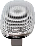 Front, Driver or Passenger Side Side Marker, without Bulb, with Side Repeater, Clear, Mounts On Fender