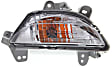 Front, Passenger Side Turn Signal Light, With bulb(s)
