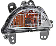 Front, Driver Side Turn Signal Light, With bulb(s)