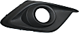Front, Passenger Side Fog Light Trim, Textured Black, For Models Without Chrome Trim Ring