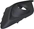 Front, Passenger Side Fog Light Trim, Textured Black, For Models Without Chrome Trim Ring