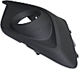 Front, Driver Side Fog Light Trim, Textured Black, For Models Without Chrome Trim Ring