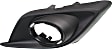 Front, Passenger Side Fog Light Trim, Black, For Models with Chrome Trim Ring