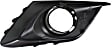 Front, Driver Side Fog Light Trim, Black, For Models with Chrome Trim Ring