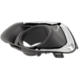 Front, Driver Side Fog Light Trim, Black and Chrome