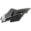 Front, Driver Side Fog Light Trim, Black and Chrome