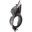 Front, Driver Side Fog Light Trim, Black and Chrome
