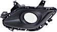 Front, Passenger Side Fog Light Trim, Textured Black