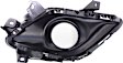 Driver Side Fog Light Trim, Textured Black