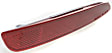 Rear, Passenger Side Bumper Reflector