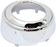 Front, Passenger Side Fog Light Trim, Chrome