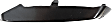Front, Passenger Side, Lower Fog Light Trim, Lower Moulding, Primed