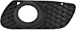 Driver Side Fog Light Trim, Textured Black