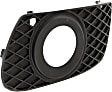 Driver Side Fog Light Trim, Textured Black