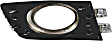 Front, Driver Side Fog Light Trim, Black and Chrome, For Models With Curve Lighting System