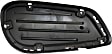 Front, Driver Side Fog Light Cover, Textured Black