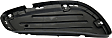 Front, Driver Side Fog Light Cover, Textured Black