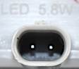 Driver Side Driving Light, with Bulb