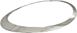 Driver Side Headlight Bezel, Chrome