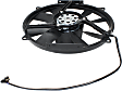 A/C Condenser Fan, Passenger Side, Fan Blade and Motor, Condenser Mounted