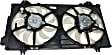 Radiator Fan - Fan Blade, Motor and Shroud, 4 Cyl., 2.5L Engine