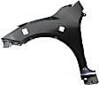 2010-2013 Mazda 3 - Front, Passenger Side Fender, Without Turn Signal Light Hole, Without Stone Guard Provision, Hatchback, CAPA CERTIFIED