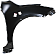 Front, Driver Side Fender, Without Turn Signal Light Hole, Without Stone Guard Provision, Hatchback