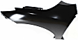 Front, Driver Side Fender, Without Turn Signal Light Hole, Without Stone Guard Provision, Hatchback