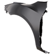 Front, Driver Side Fender, Without Turn Signal Light Hole, Hatchback (With Stone Guard Provision)/Sedan, CAPA CERTIFIED