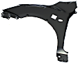 2010 Mazda 3 i - Front, Passenger Side Fender, Hatchback, For Models With Stone Guard and Side Signal Light