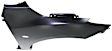2010 Mazda 3 i - Front, Passenger Side Fender, Hatchback, For Models With Stone Guard and Side Signal Light