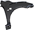 Front, Driver Side Fender, With Turn Signal Light Hole, Hatchback (With Stone Guard Provision)/Sedan